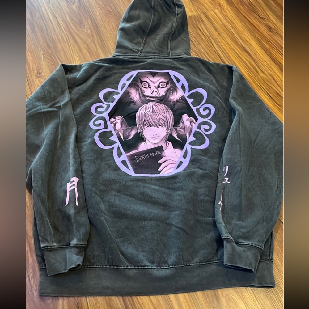 Death Note Hoodie Sz M